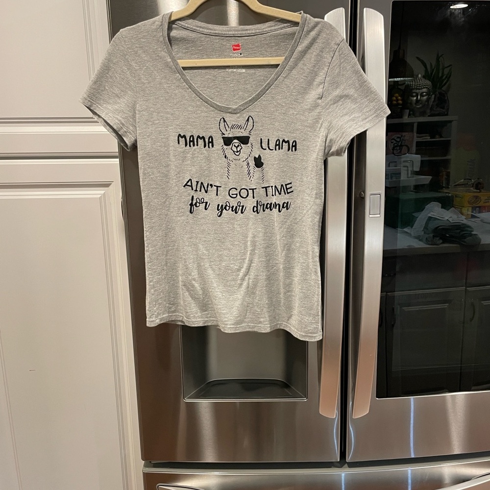 Custom Graphic Tee Mama Llama Graphic - Picture 2 of 3